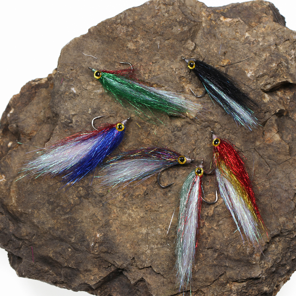 #12 #13 #14 #15  Ice Dubbing Baitfish Wounded Minnow Fly