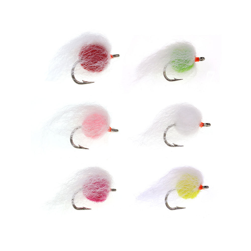 #7 Milk Egg Fly Mimic Salmon Roe Fly