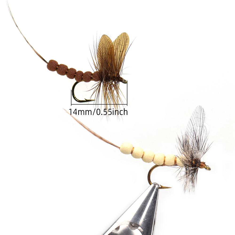 Grizzly Saddle Hackle Mayfly