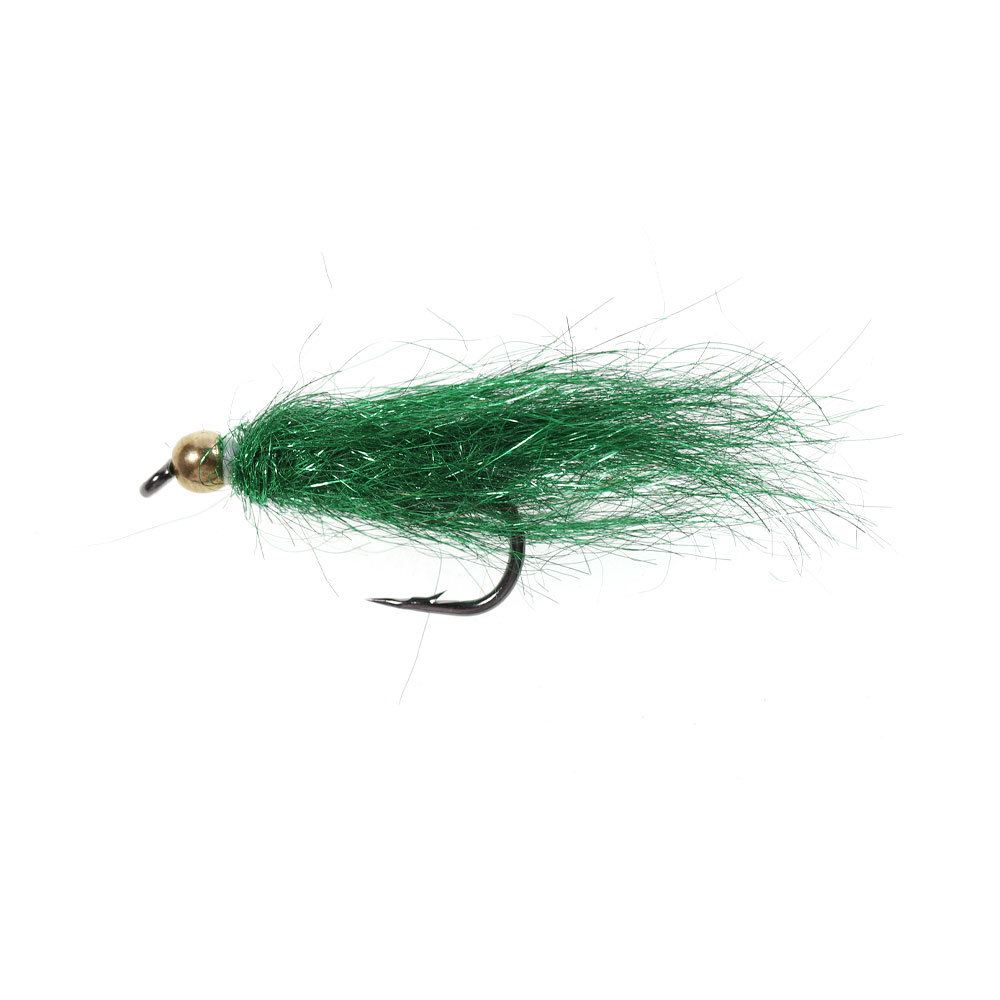 #4 Brass Beadhead Long Ice Dub Fiber Streamer Fly