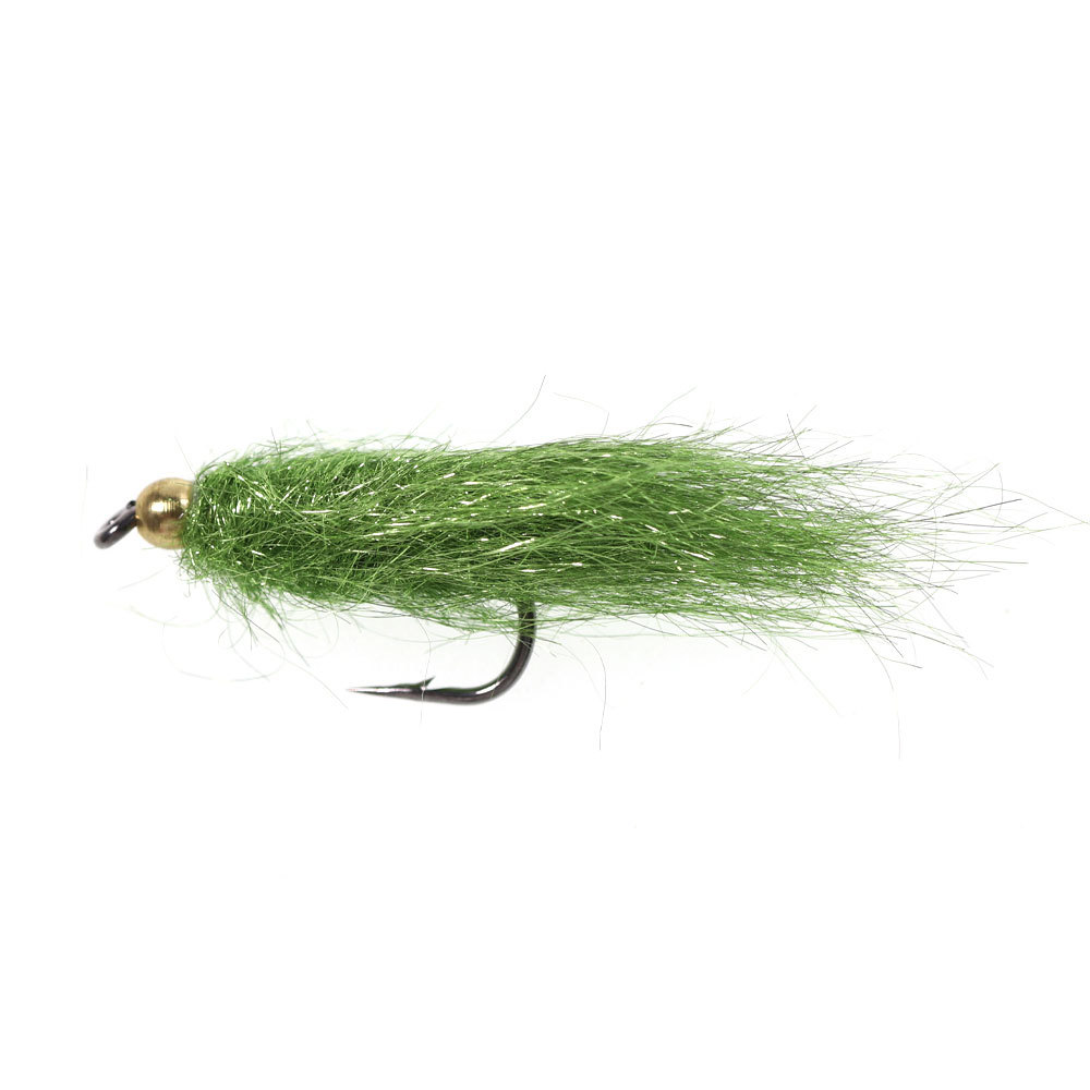 #4 Brass Beadhead Long Ice Dub Fiber Streamer Fly