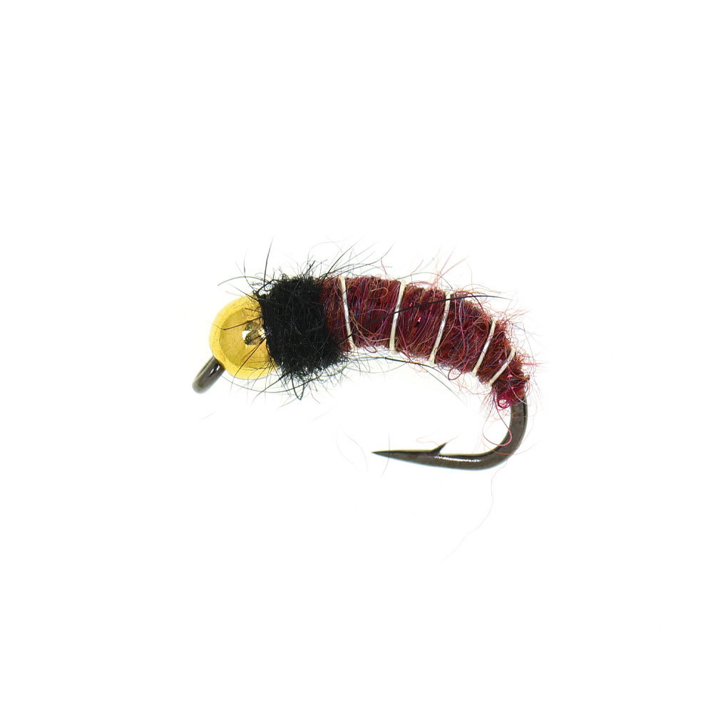 #10 #12  Brass Bead Head Fast Sinking Nymph Scud Bug Worm Flies
