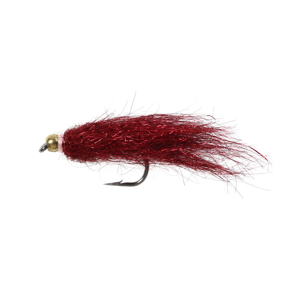#4 Brass Beadhead Long Ice Dub Fiber Streamer Fly