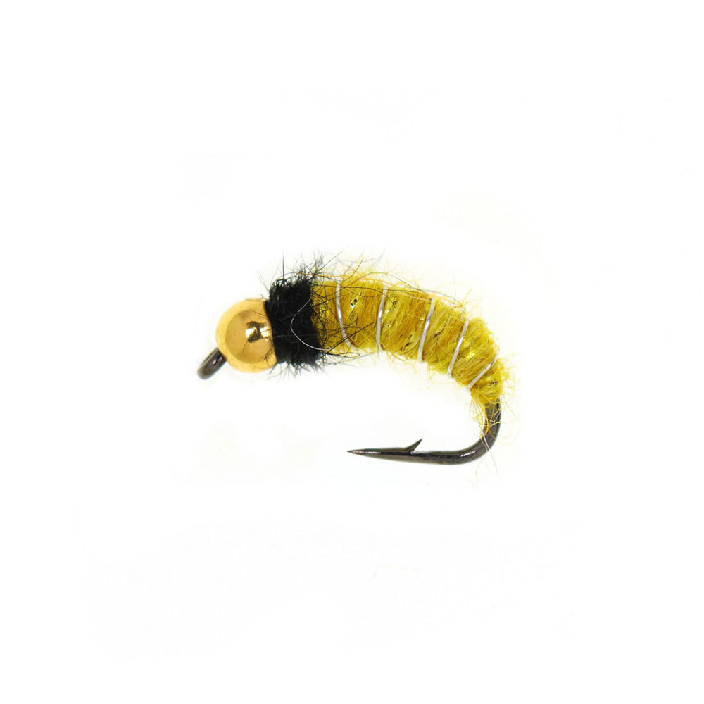 #10 #12  Brass Bead Head Fast Sinking Nymph Scud Bug Worm Flies