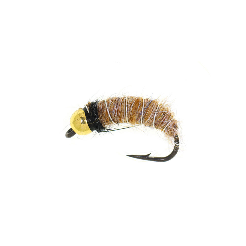 #10 #12  Brass Bead Head Fast Sinking Nymph Scud Bug Worm Flies
