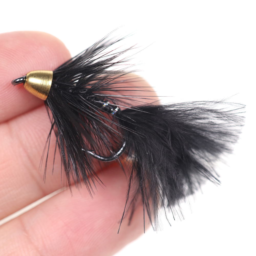 #4 Brass Cone Heads Woolly Bugger Streamers Fly