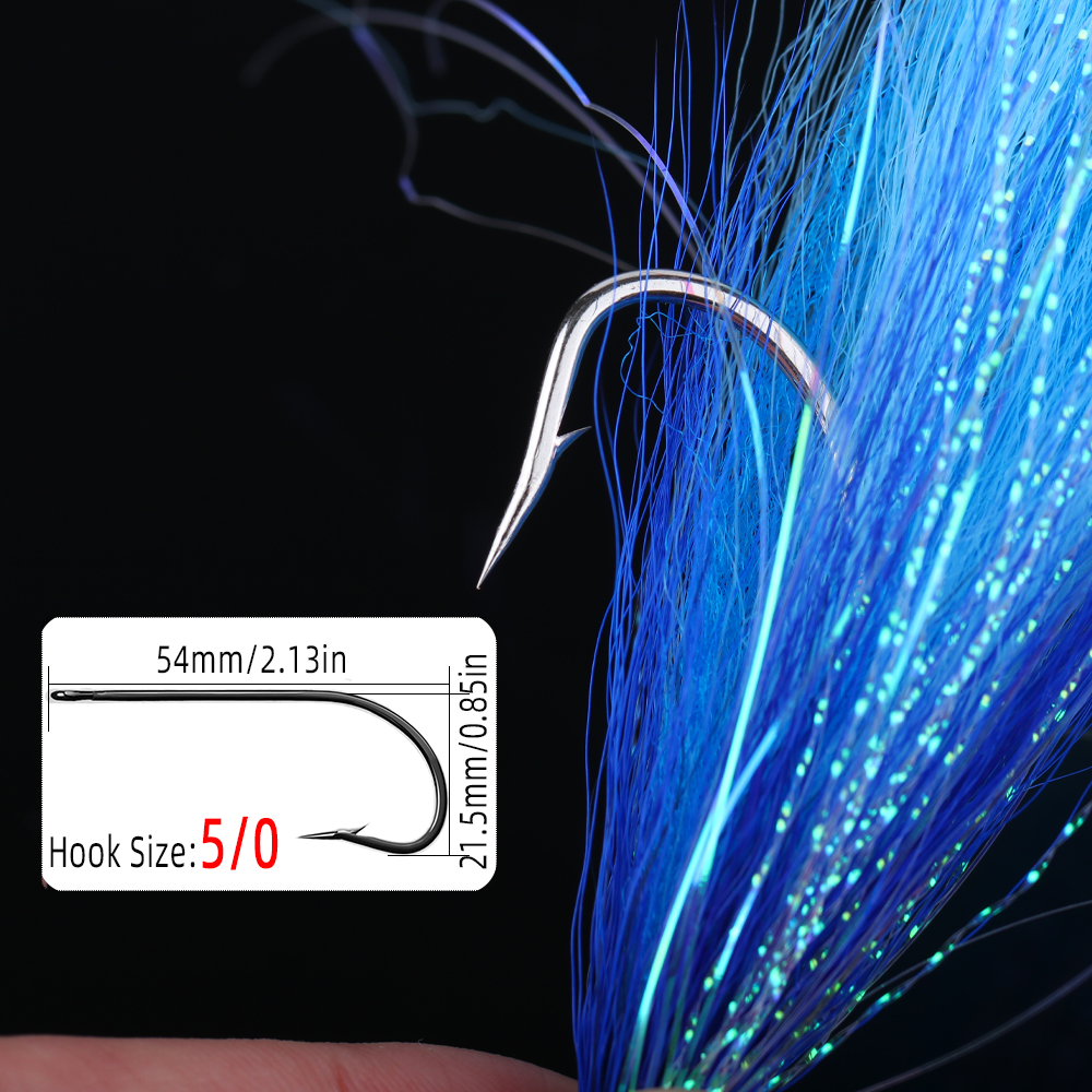 #5/0 Fish Mask Head Minnow Streamer Fly