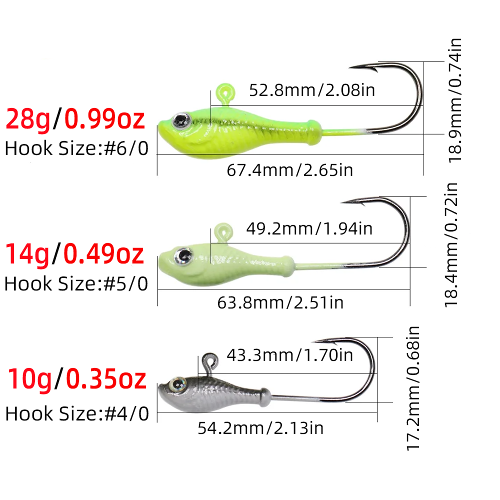 10g 14g 28g Inchiku Jig Head  Saltwater Fishing Lure Wobbler Bait