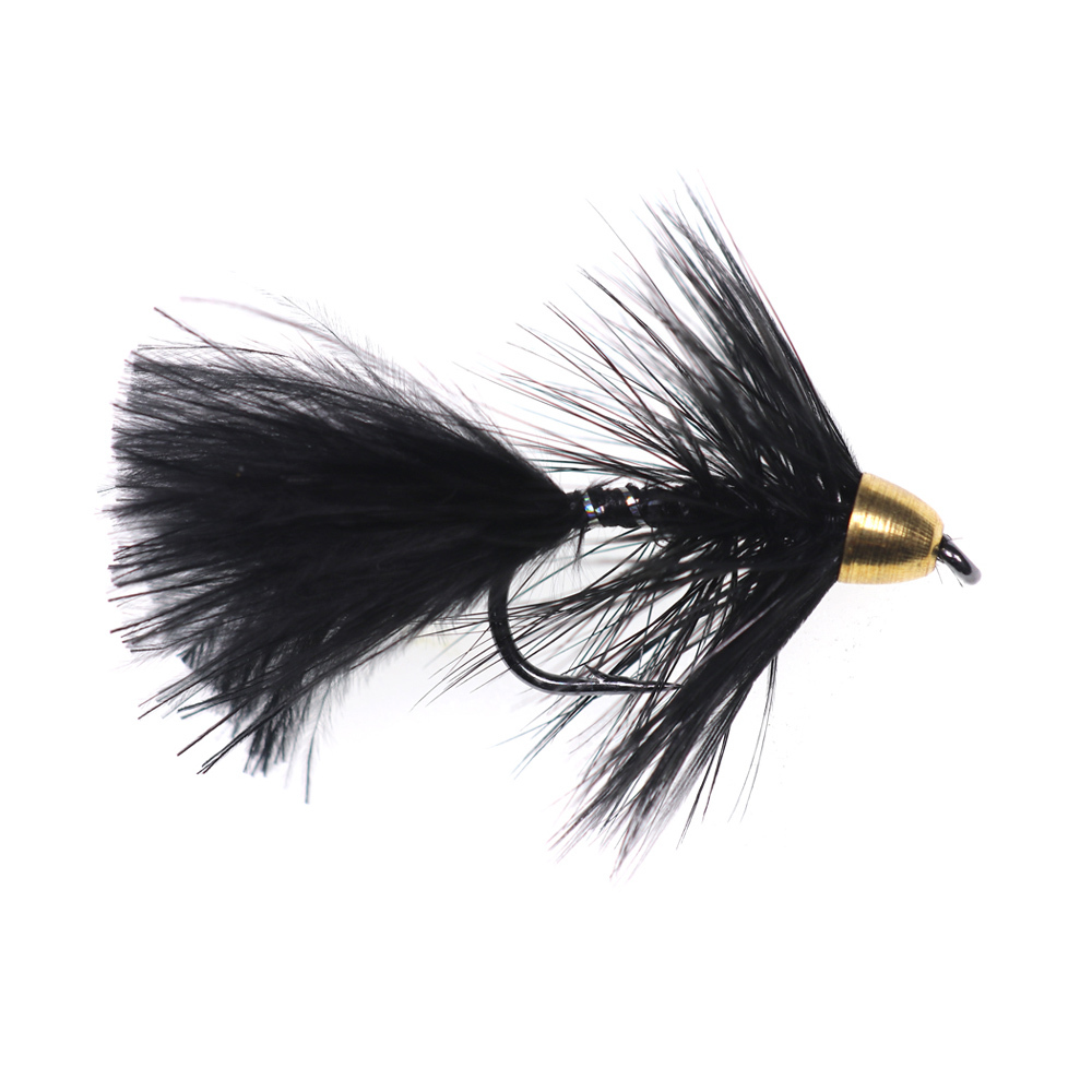 #4 Brass Cone Heads Woolly Bugger Streamers Fly