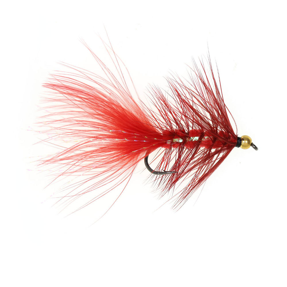 #4 #6 #8 Brass Bead Head Woolly Bugger Streamers