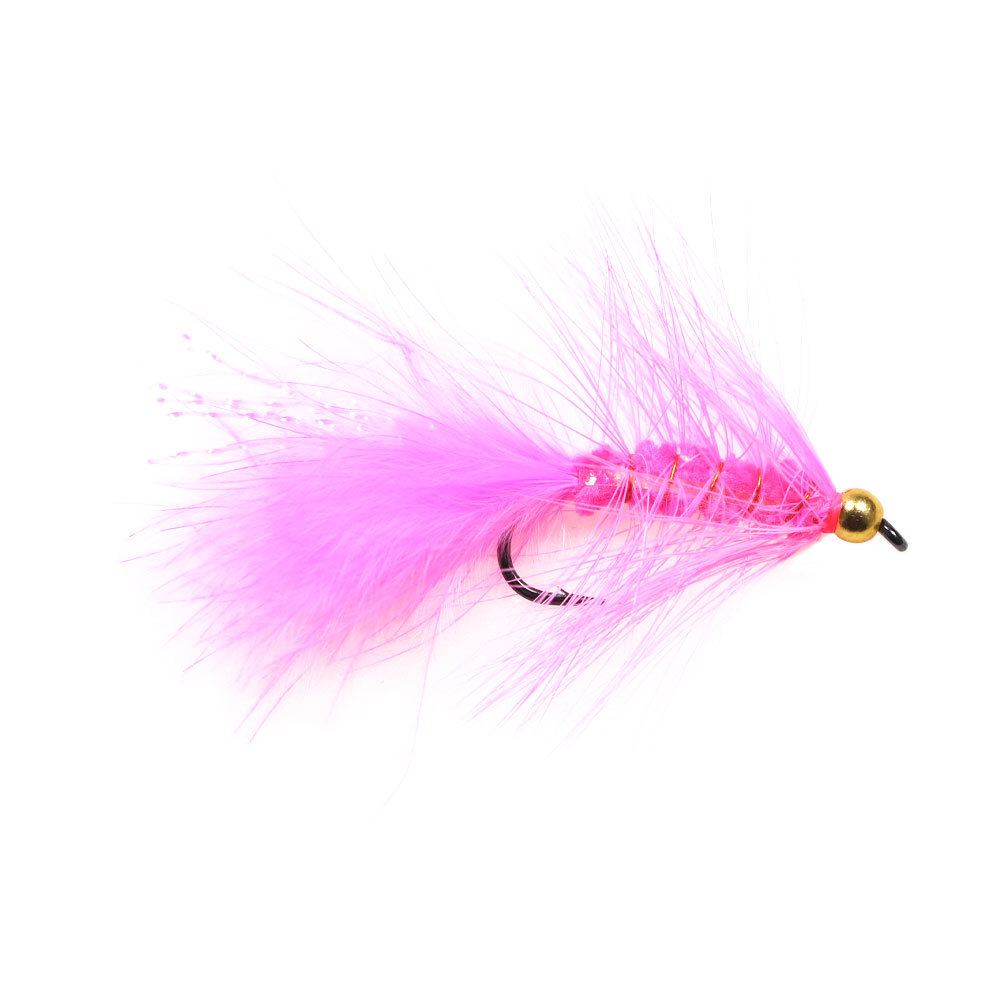 #4 #6 #8 Brass Bead Head Woolly Bugger Streamers