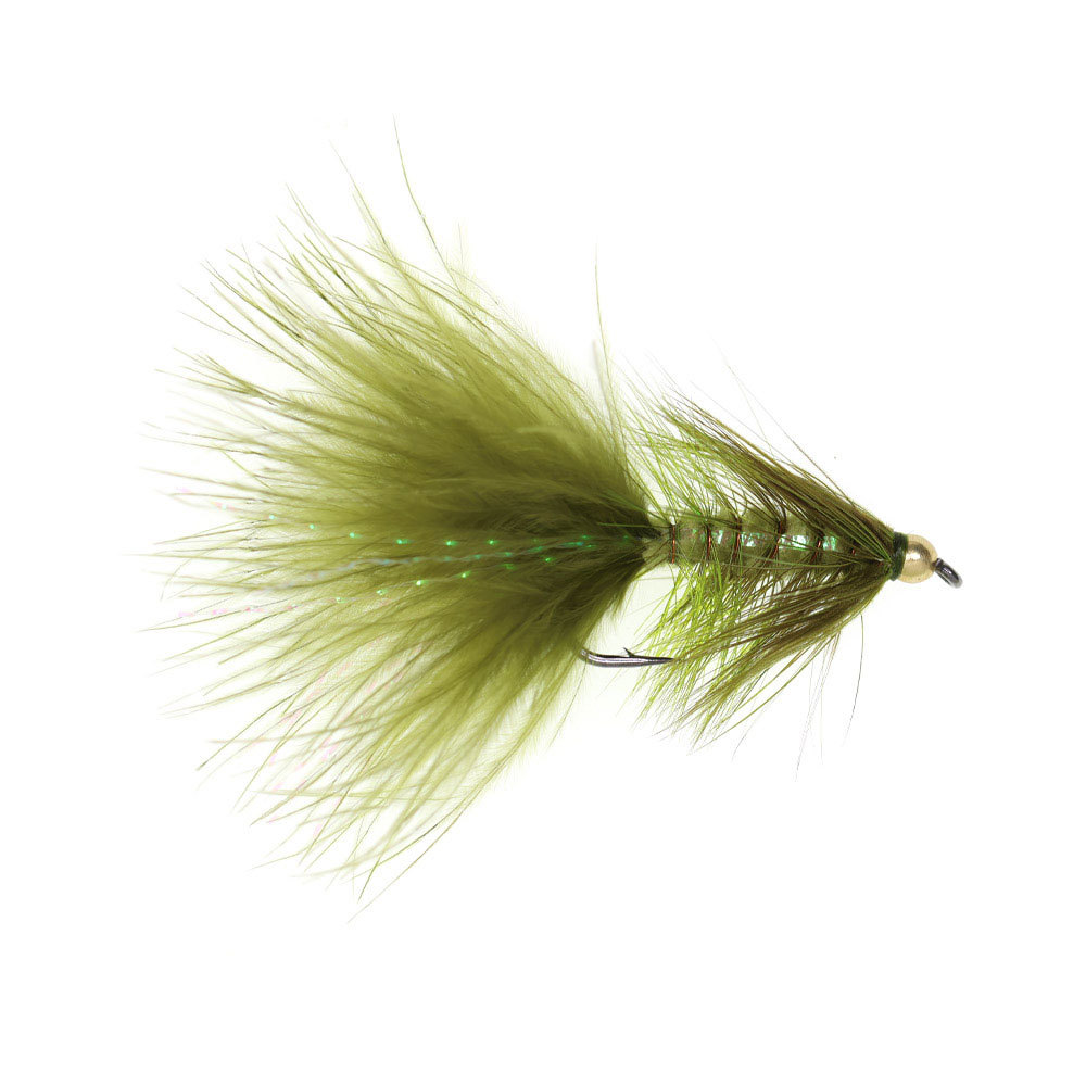 #4 #6 #8 Brass Bead Head Woolly Bugger Streamers