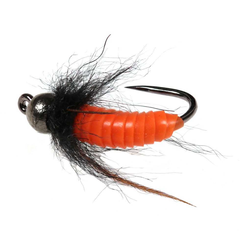 #10 #12 Tungsten Bead Czech Scud Nymphs Sedge Pupae Worm Flies