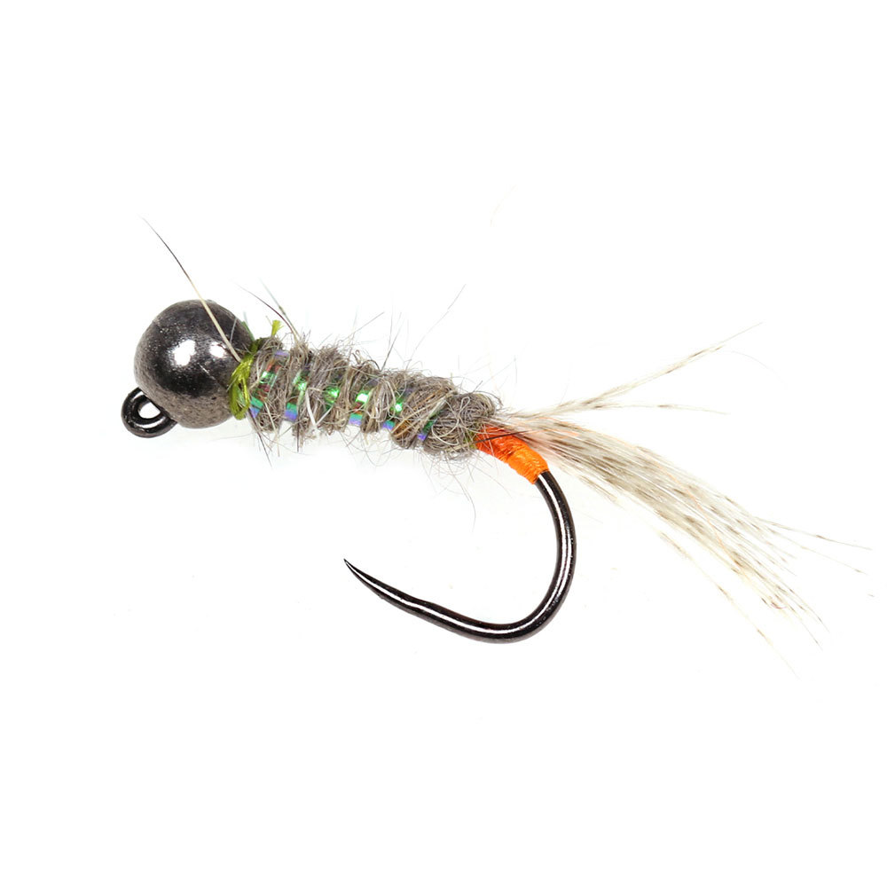 #12 #14 #16 Tungsten Bead Head Barbless Pheasant Tail Feather Jig Nymph Fly