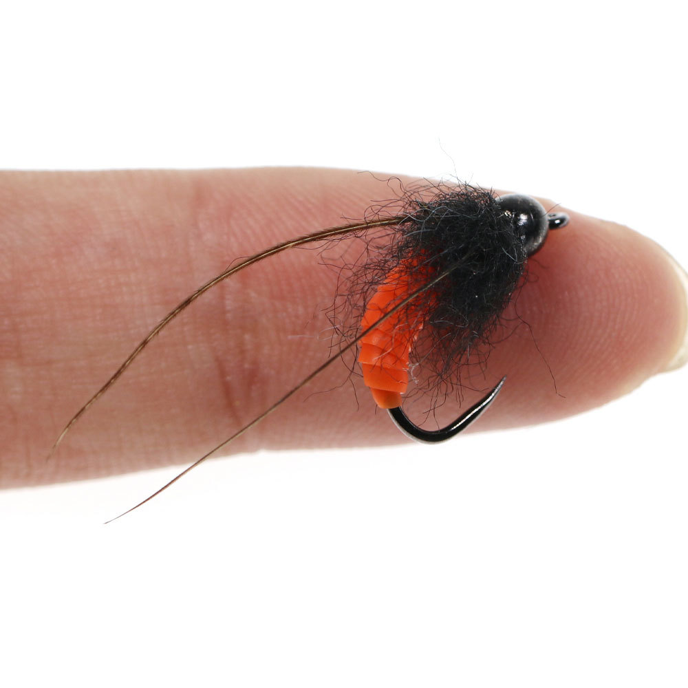 #10 #12 Tungsten Bead Czech Scud Nymphs Sedge Pupae Worm Flies