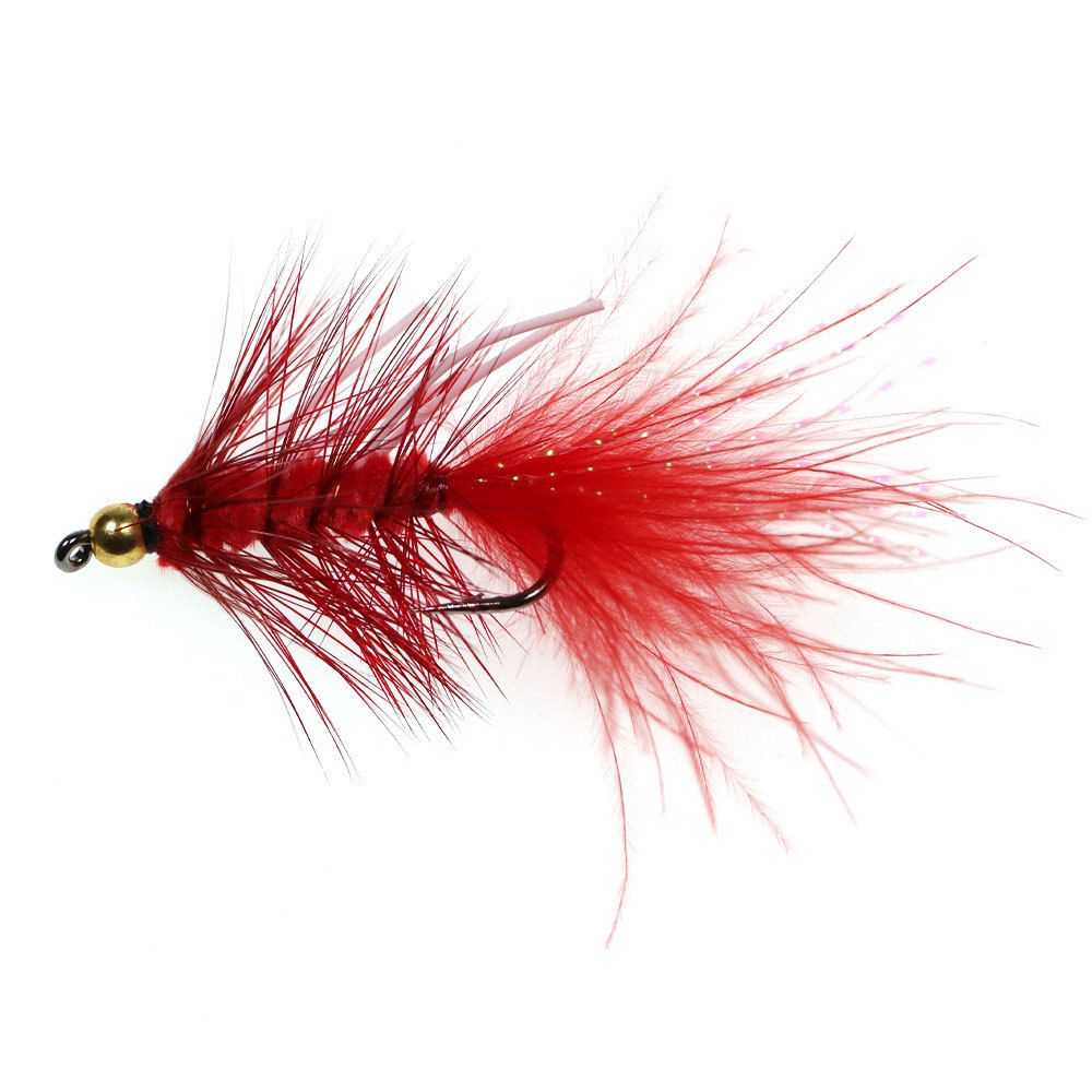 #4 #6 #8 Brass Bead Head Rubber Legs Woolly Bugger Streamers