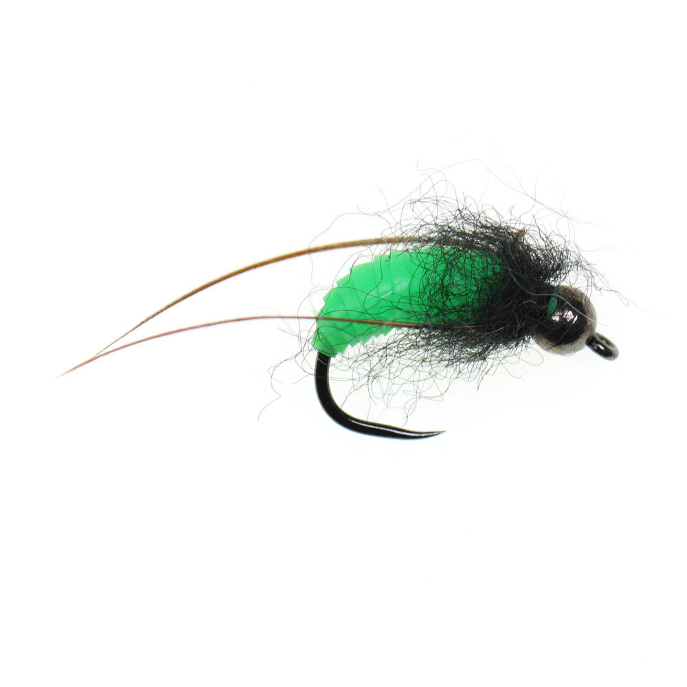 #10 #12 Tungsten Bead Czech Scud Nymphs Sedge Pupae Worm Flies