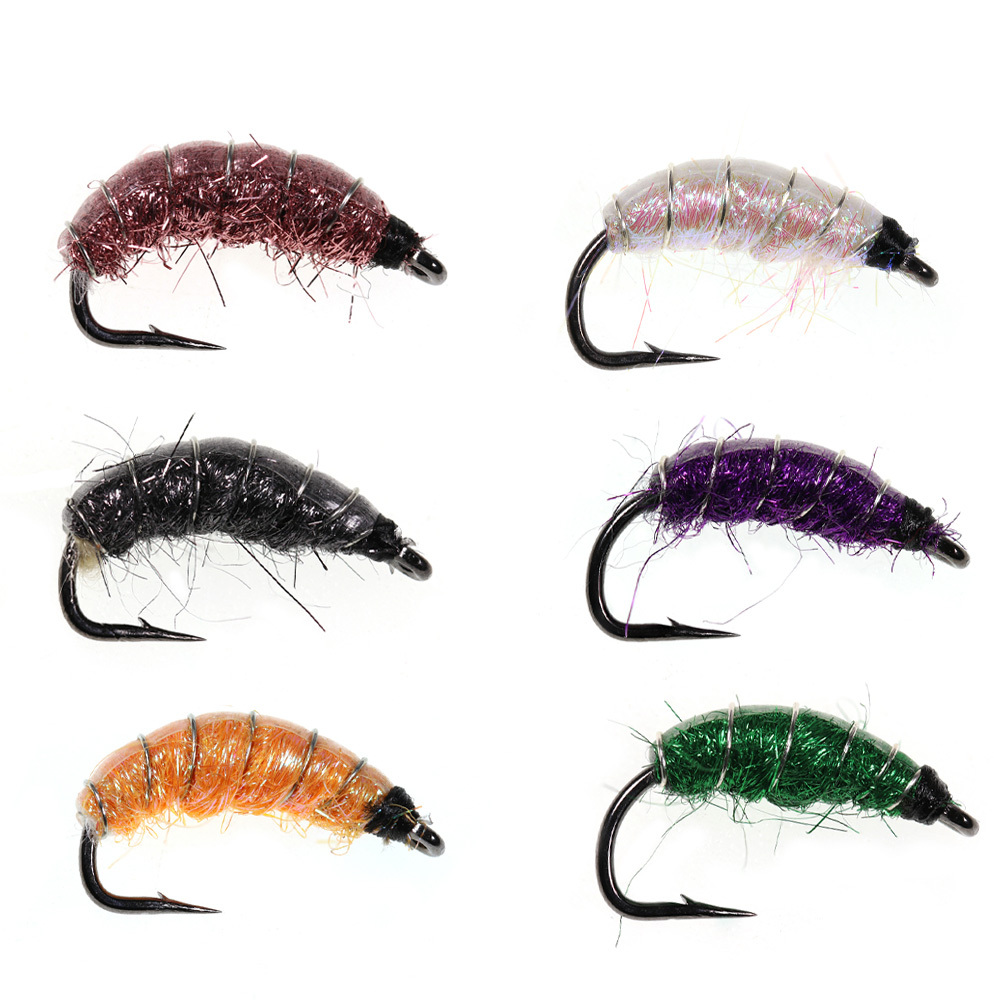 #8~ #18 Flash Gliss Body Nymph Fly