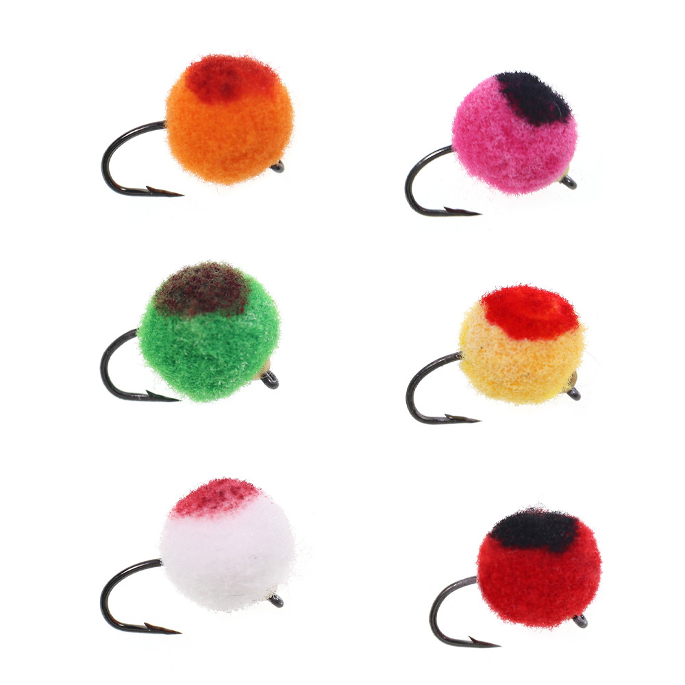#12 Bead Head Glo Bug Salmon Egg Fly