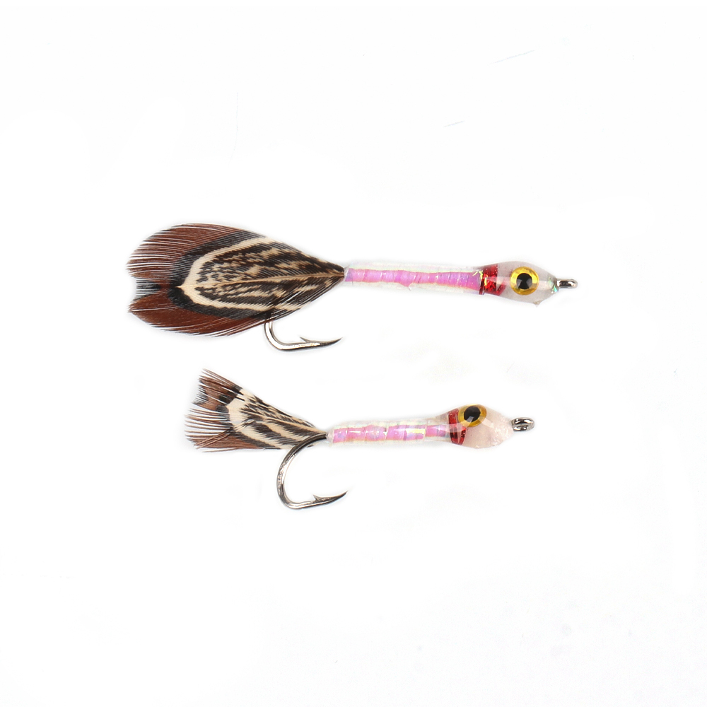 #6 #8 3D Fish Eyes Epoxy Minnow Streamers Fly