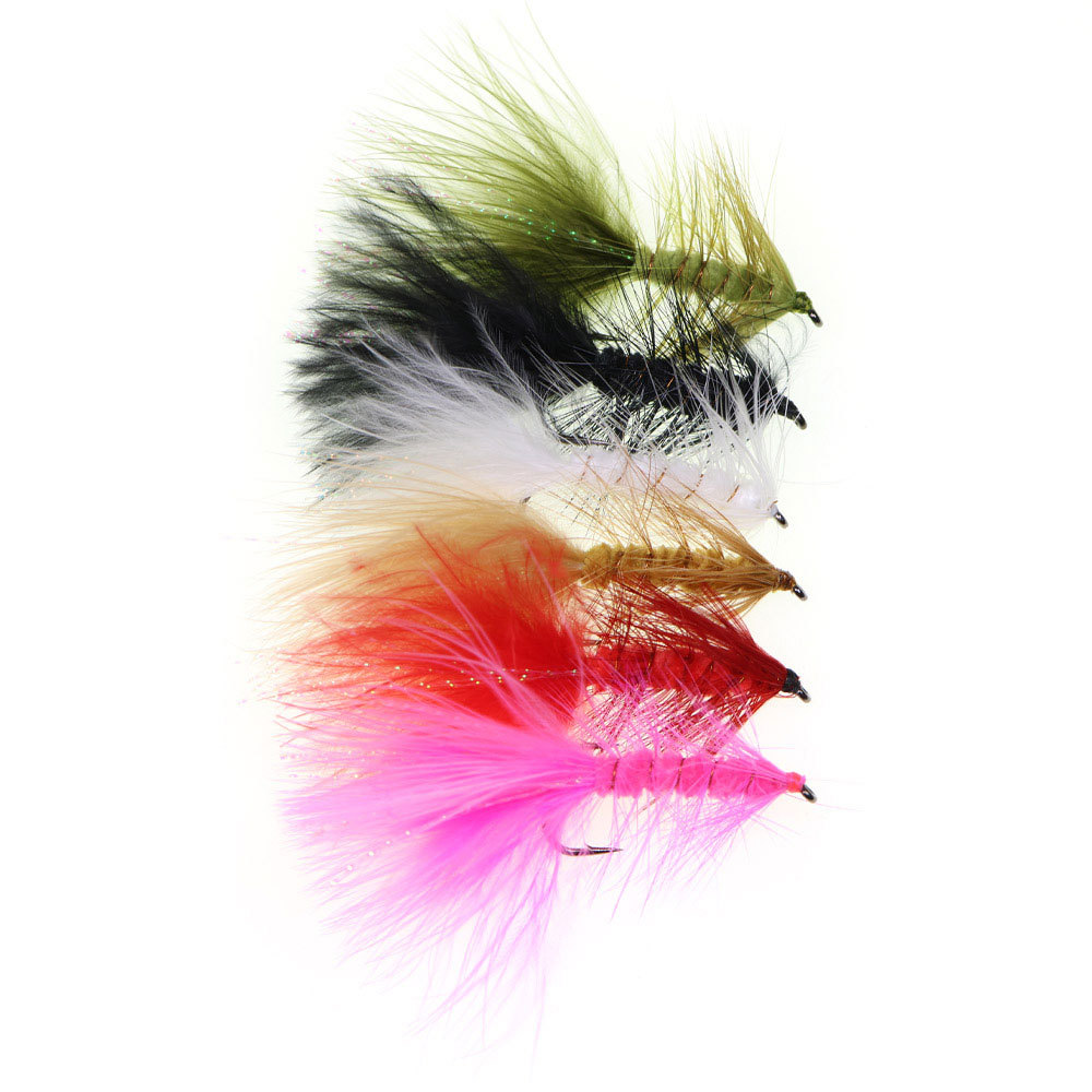 #4 #6 #8 Marabou Feather Tail  Woolly Bugger Streamer Fly