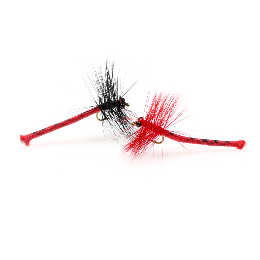 #12 Damselfly Black Red Dragon Fly