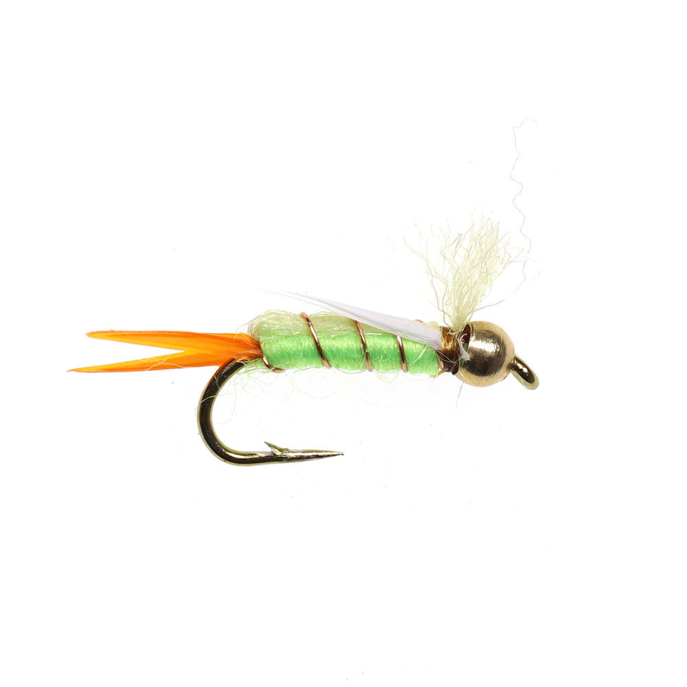 #12 Brass Beadhead Nymph Psycho Prince Nymph