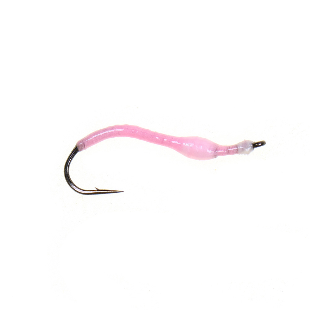 #13 Epoxy Squirmy Wormy Fly Luminous Earth Worm Lure Realistic Fly