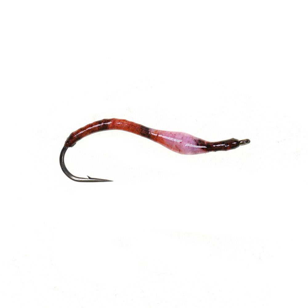#13 Epoxy Squirmy Wormy Fly Luminous Earth Worm Lure Realistic Fly