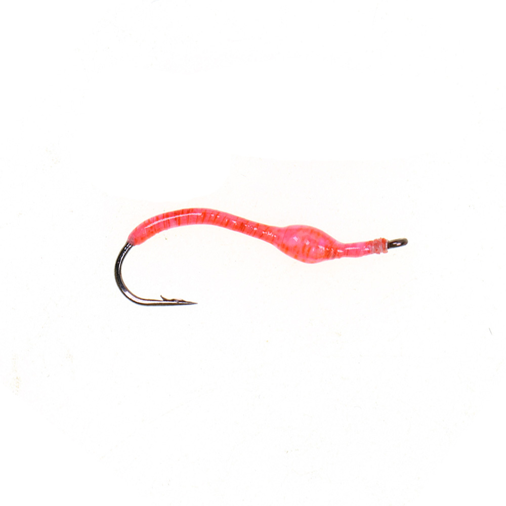 #13 Epoxy Squirmy Wormy Fly Luminous Earth Worm Lure Realistic Fly