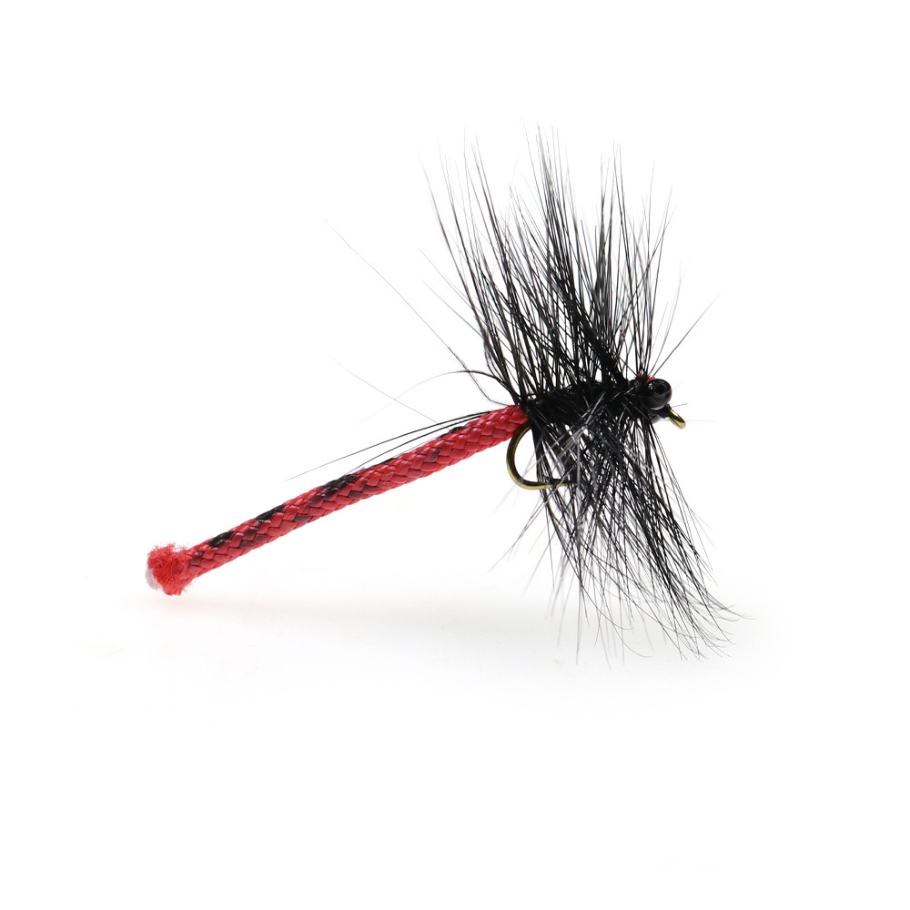 #12 Damselfly Black Red Dragon Fly