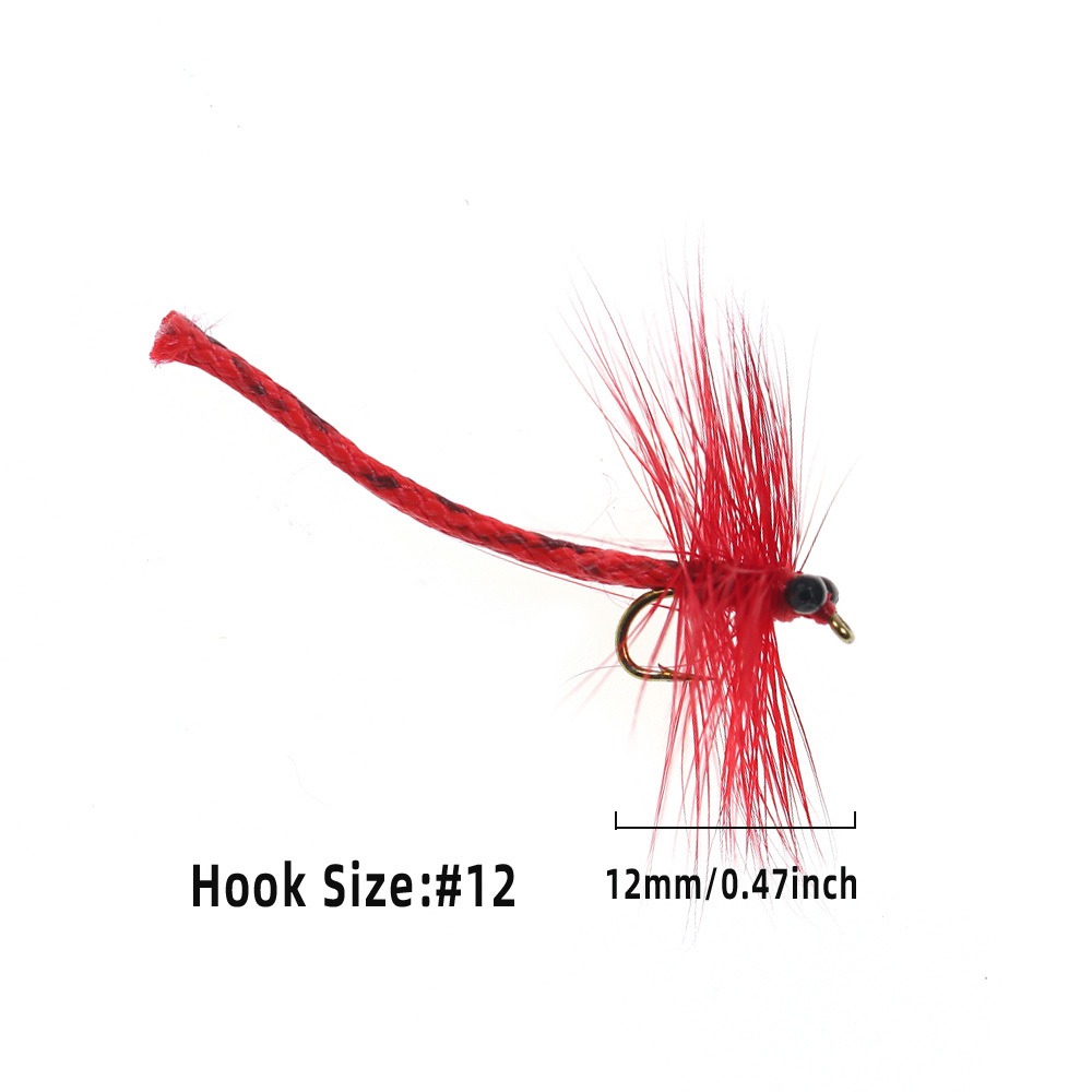 #12 Damselfly Black Red Dragon Fly