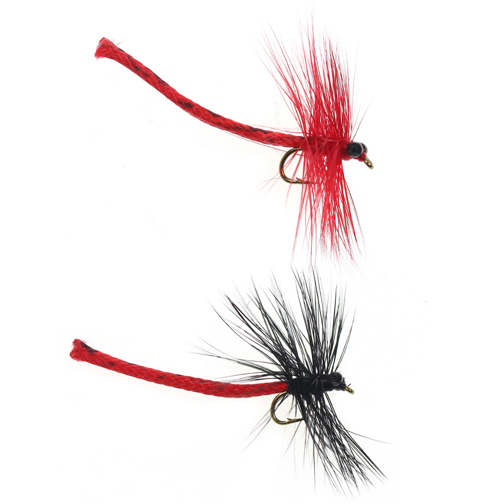 #12 Damselfly Black Red Dragon Fly