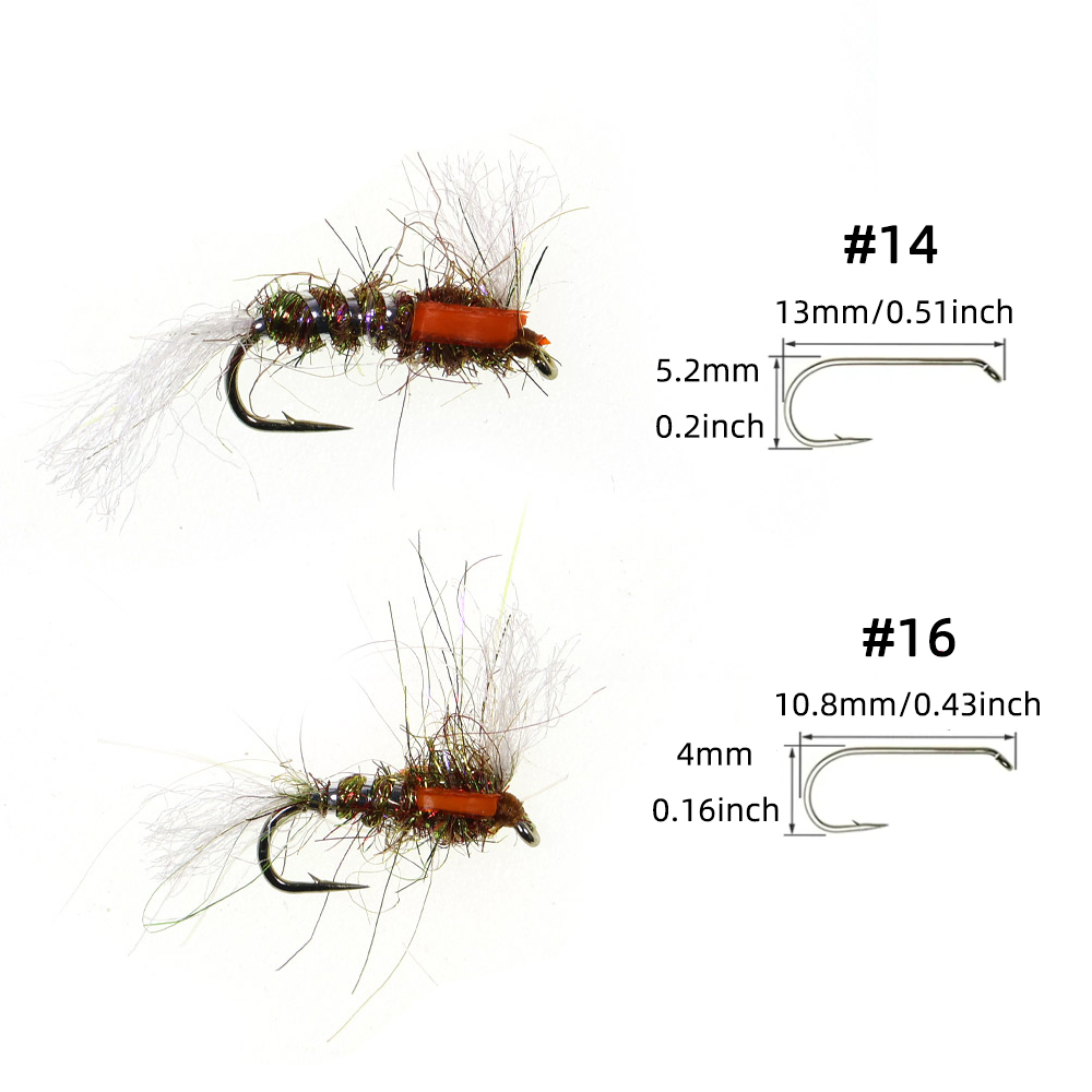 #14 #16 Parachute Adams Dry Fly