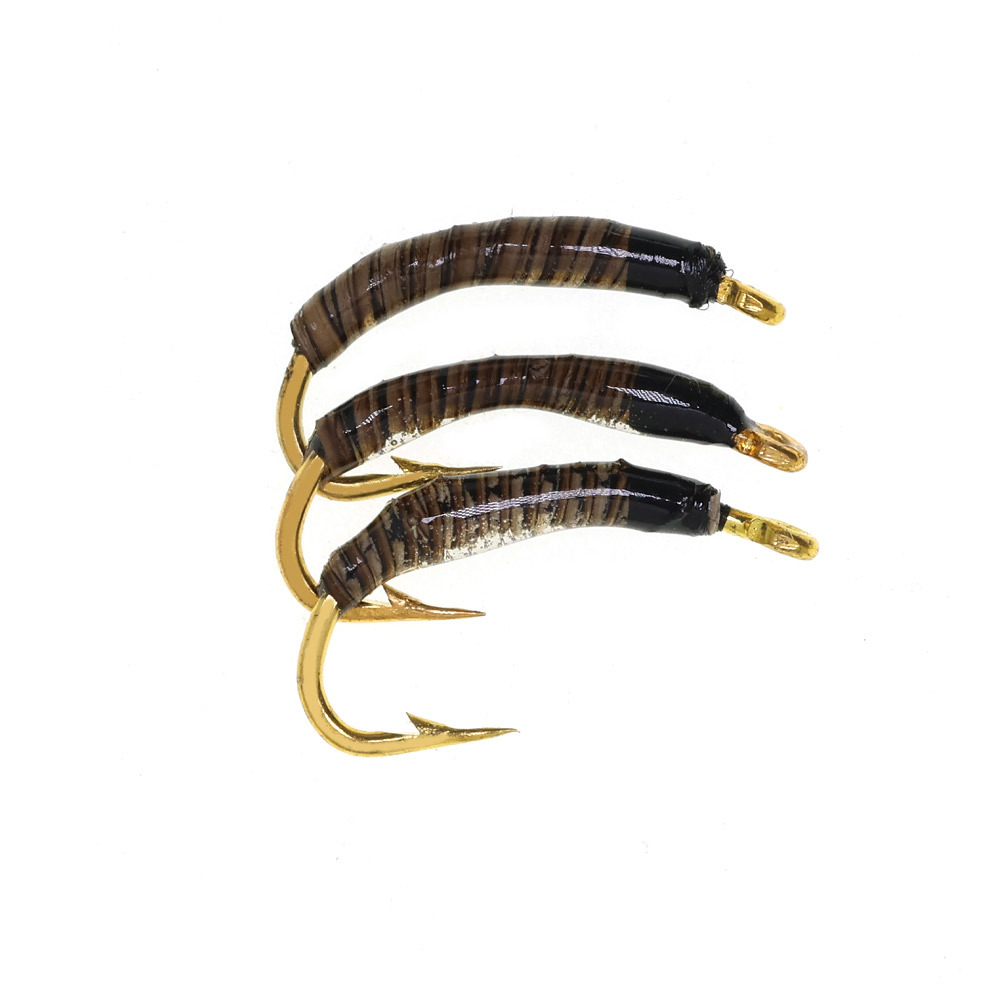 #16 Buzzer Nymph Zebra Midge Caddis Larva Fly