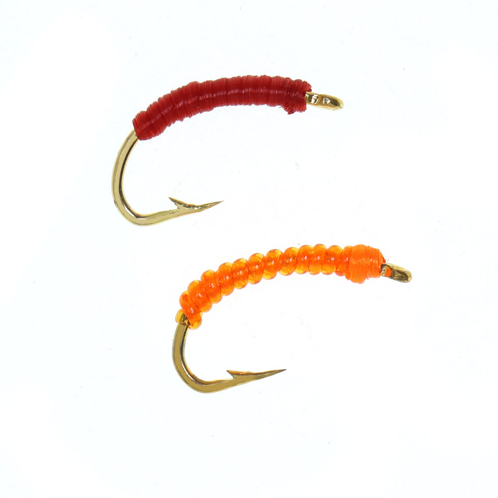 #14 Zebra Midge Caddis Larva Fly