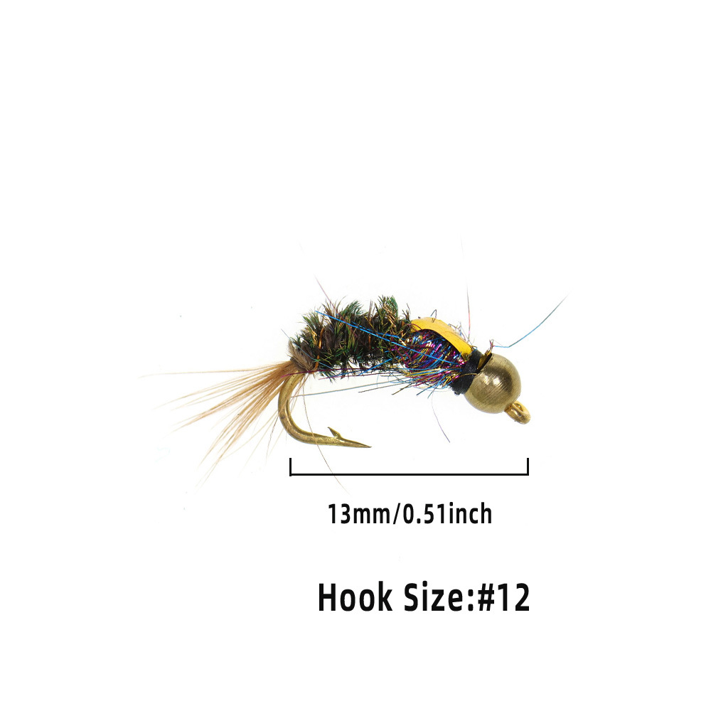 #12 Brass Bead Head Nymph Fly