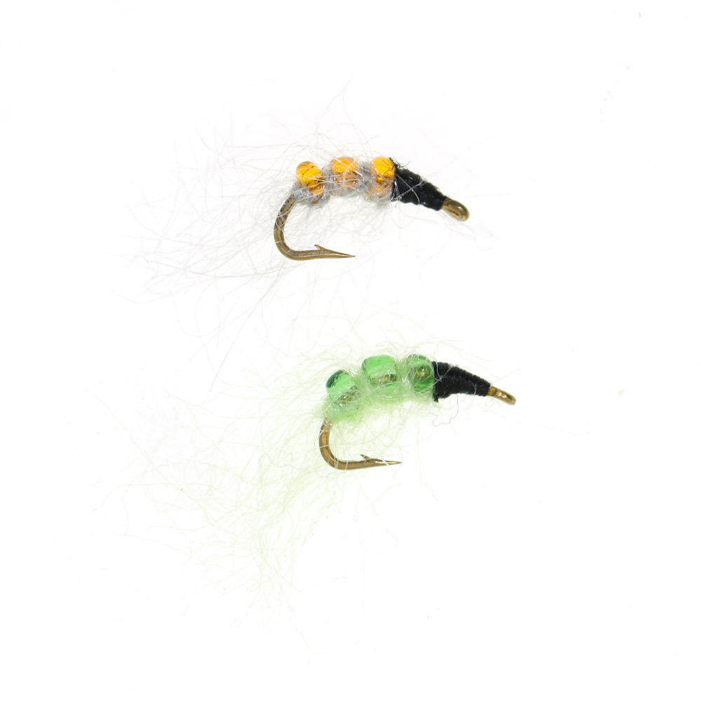 #14  Glass Bead Caddis Larva Pupa Nymph