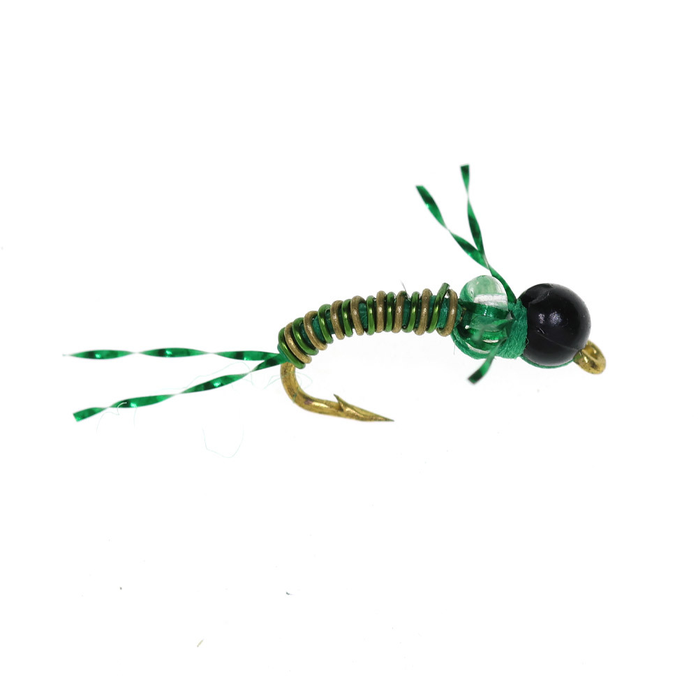 #14 Beadhead Copper Wire Midge Nymph Fly