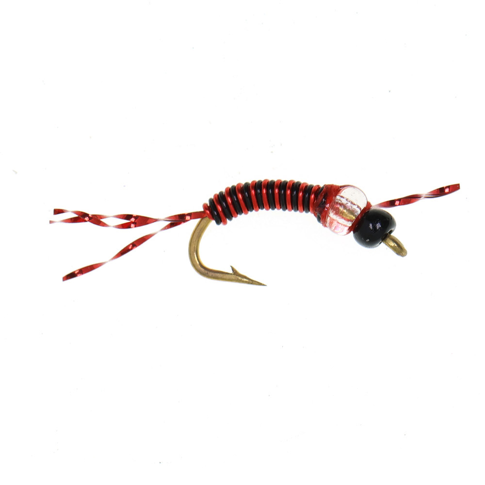 #14 Beadhead Copper Wire Midge Nymph Fly