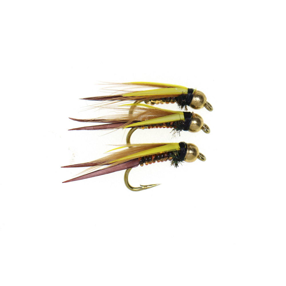 #14 Brass Bead Head Prince Nymph Stonefly Nymph