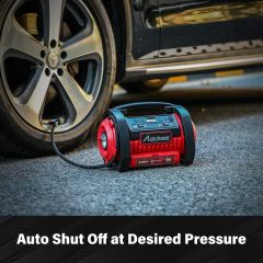 AVID POWER Tire Inflator Portable Air Compressor 12V DC/120V AC Car Tire Pump with Inflation and Deflation Modes