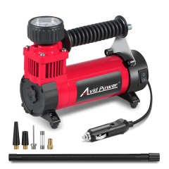 Avid Power 12V DC Tire  Inflator Air Compressor 140 PSI Portable Car Tire Inflator Auto Air Pump