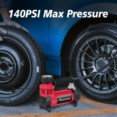 Avid Power 12V DC Tire  Inflator Air Compressor 140 PSI Portable Car Tire Inflator Auto Air Pump