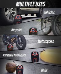 Avid Power Tire Inflator Portable Air Compressor DC 12V/120V/220V Digital Car Air Pump Automatic Tire Inflators