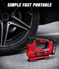 Avid Power 20V Cordless Tire Inflator Portable Air Compressor 150 PSI Car Air Pump with Digital Pressure Gauge