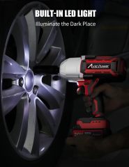 Avid Power 20V Brushless Impact Wrench 1000Nm High Torque 1/2 Inch or 3/4 Inch Variable Speed Powerful Impact Gun