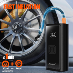 Avid Power Cordless Tire Inflator Portable Air Compressor Battery Powered Car Small Air Pump with Digital Gauge