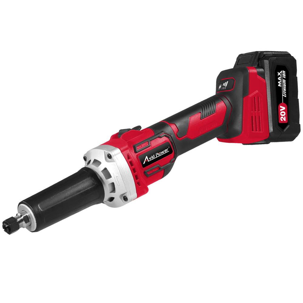 Avid Power 20V Heavy Duty Brushless Cordless Die Grinder Variable Speed 26000RPM 4.0Ah Battery Powered Grinder Tool