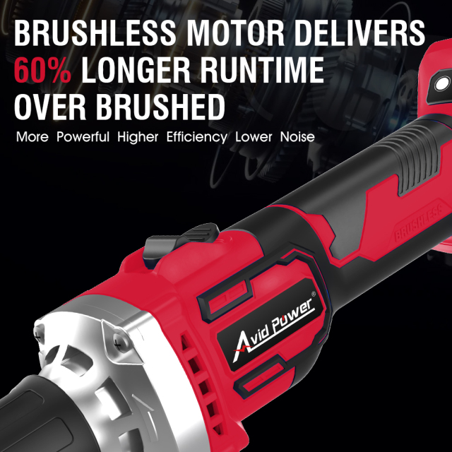 Avid Power 20V Heavy Duty Brushless Cordless Die Grinder Variable Speed 26000RPM 4.0Ah Battery Powered Grinder Tool